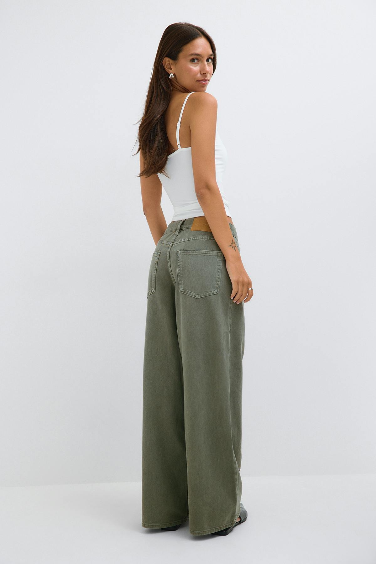 Baggy babe jeans - Blanc cassé