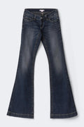 14+ low rise flap jeans petite - Bleu foncé