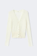 Knitted lace cardigan - Blanc cassé