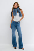 Shape up flare jeans - Mid blue