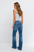 Shape up flare jeans - Mid blue