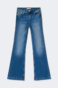 Shape up flare jeans - Mid blue