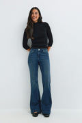 Shape up flare jeans - Blanc cassé