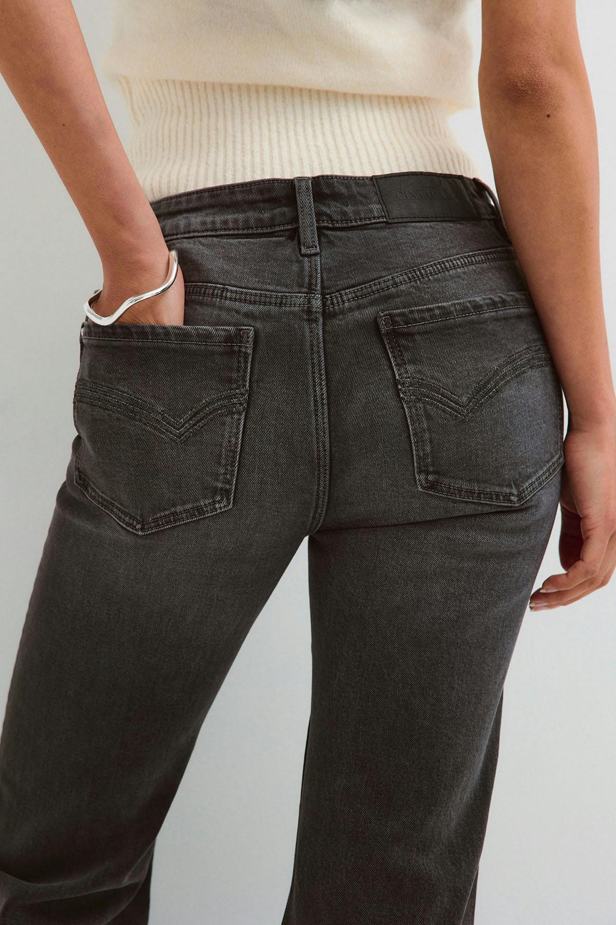 Shape up flare jeans - Blanc cassé