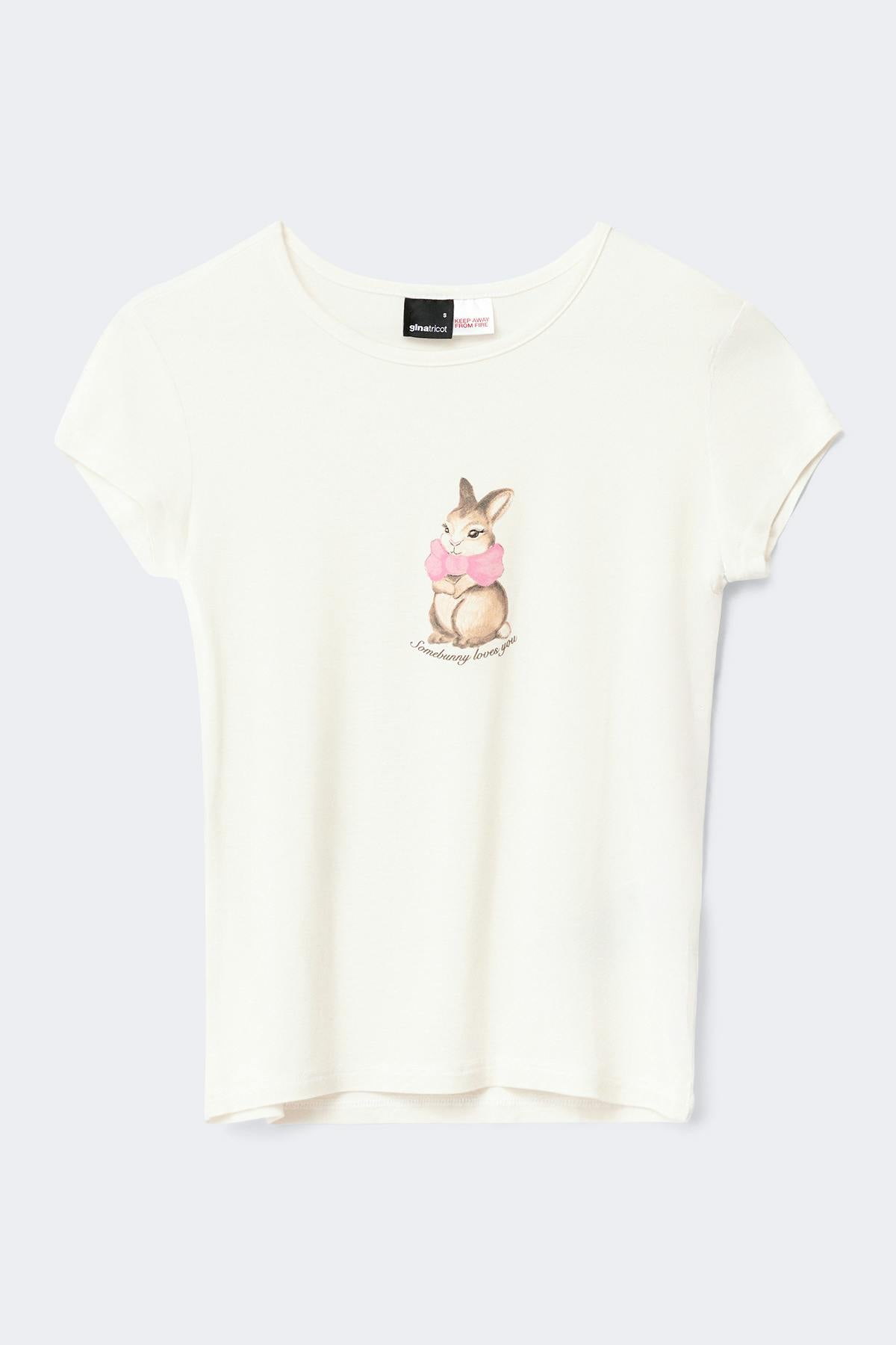 Tight loungewear top - Powder melange