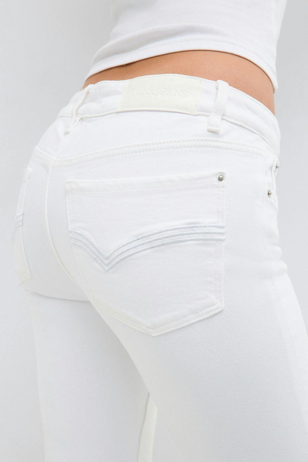 Shape up flare jeans - Mid blue