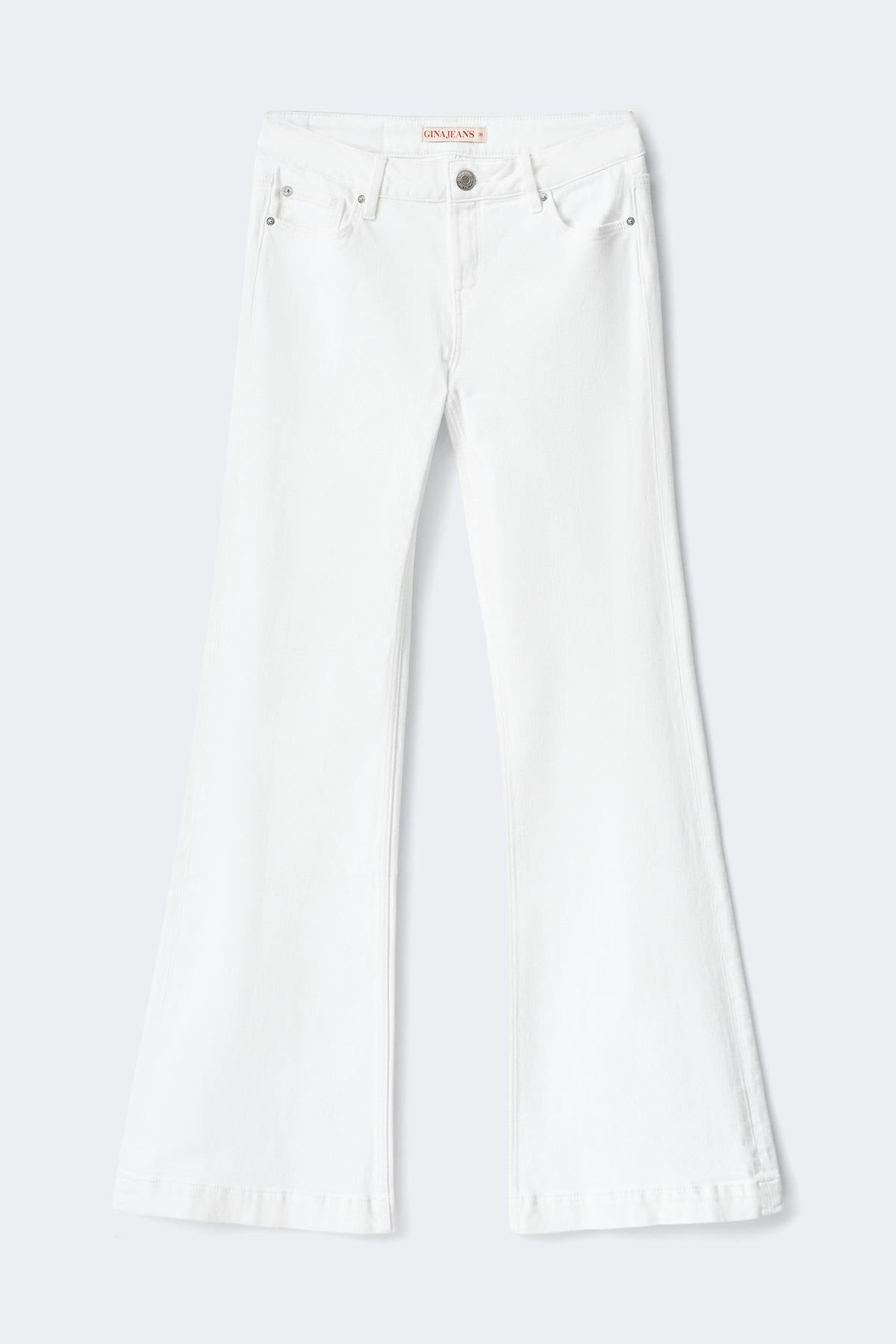 Shape up flare jeans - Blanc cassé