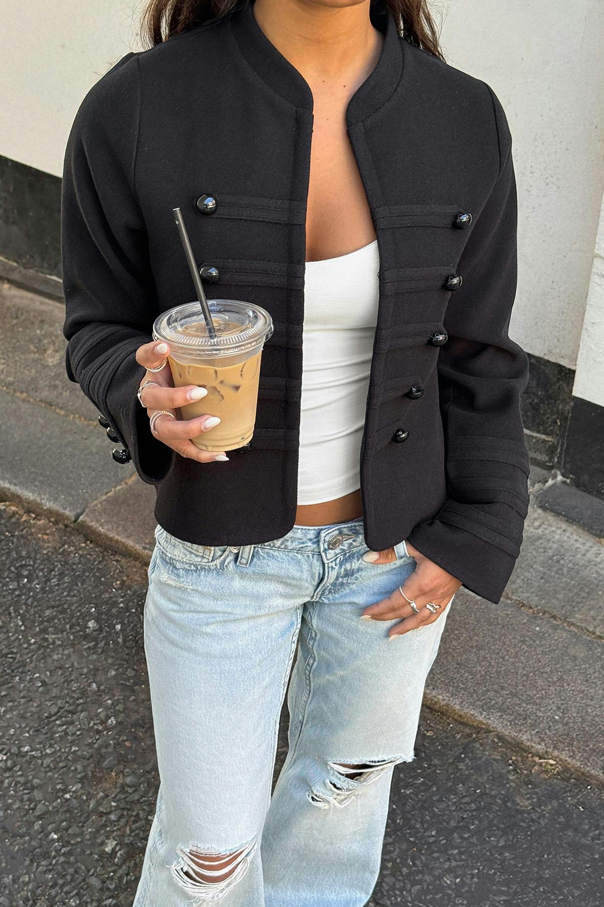 14+ napoleon jacket - Noir