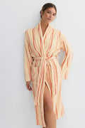 Soft terry bathrobe - Soft sunrise