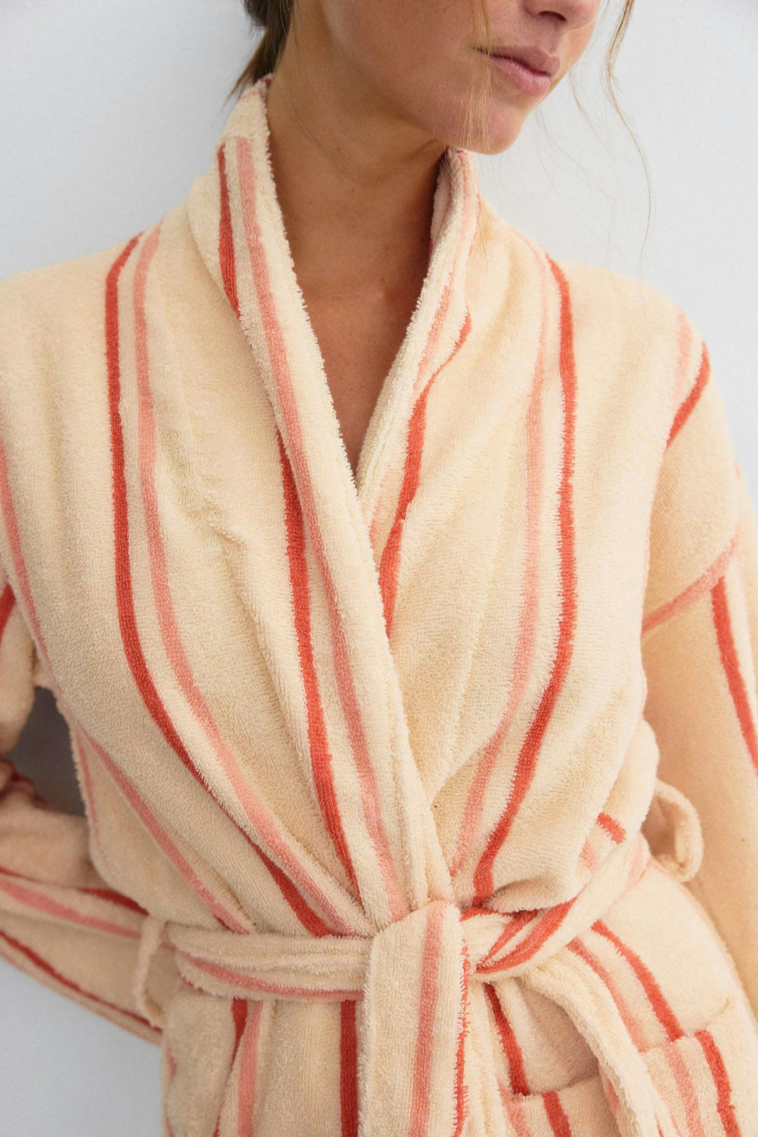 Soft terry bathrobe - Soft sunrise