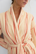 Soft terry bathrobe - Soft sunrise