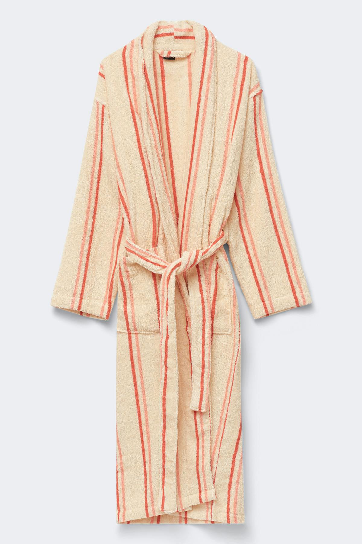 Soft terry bathrobe - Pink 31/berry
