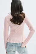 14+ frill top - Ballet slipper