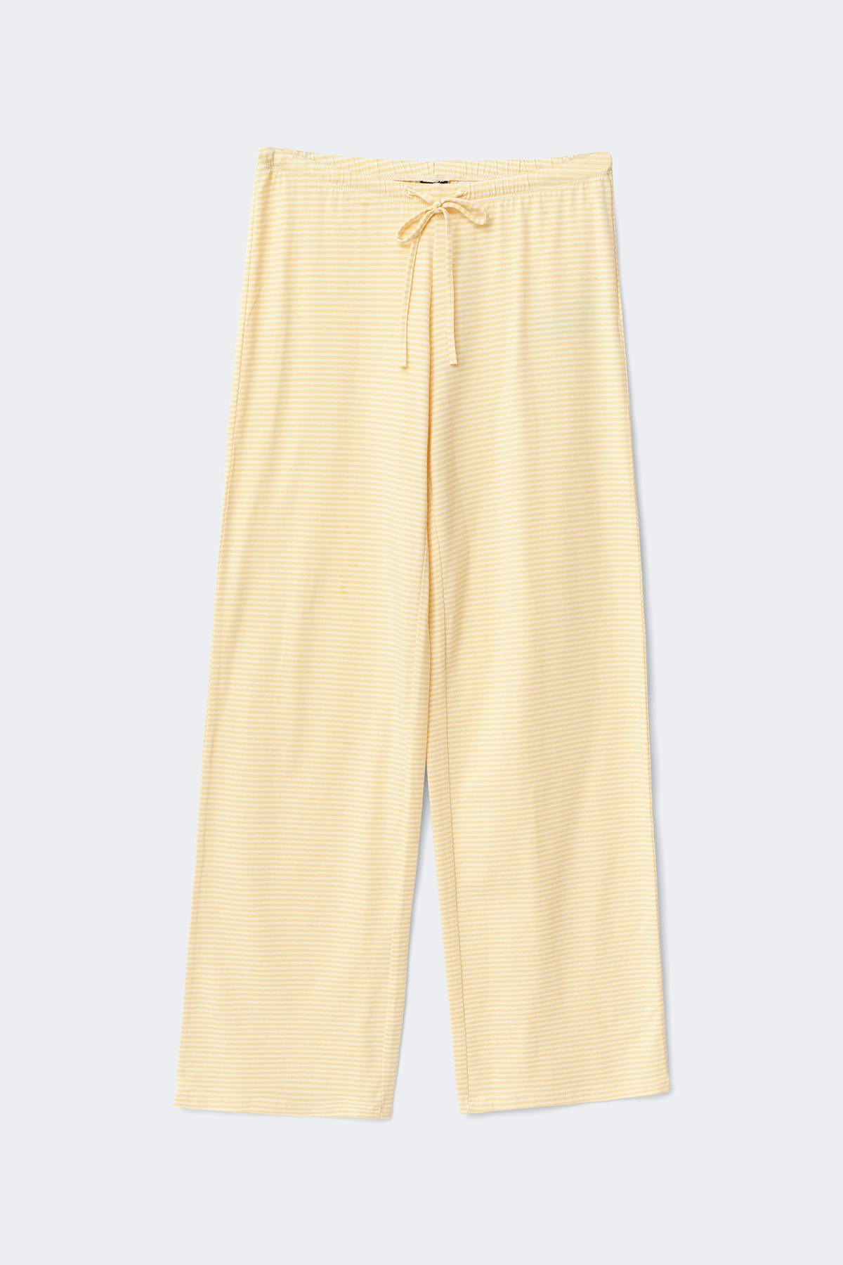 Low waist loungewear trousers - Pink dot