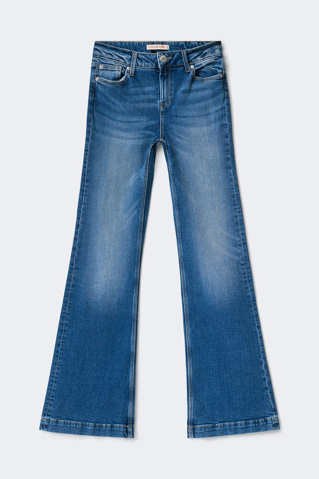 Shape up flare petite jeans - Bleu foncé