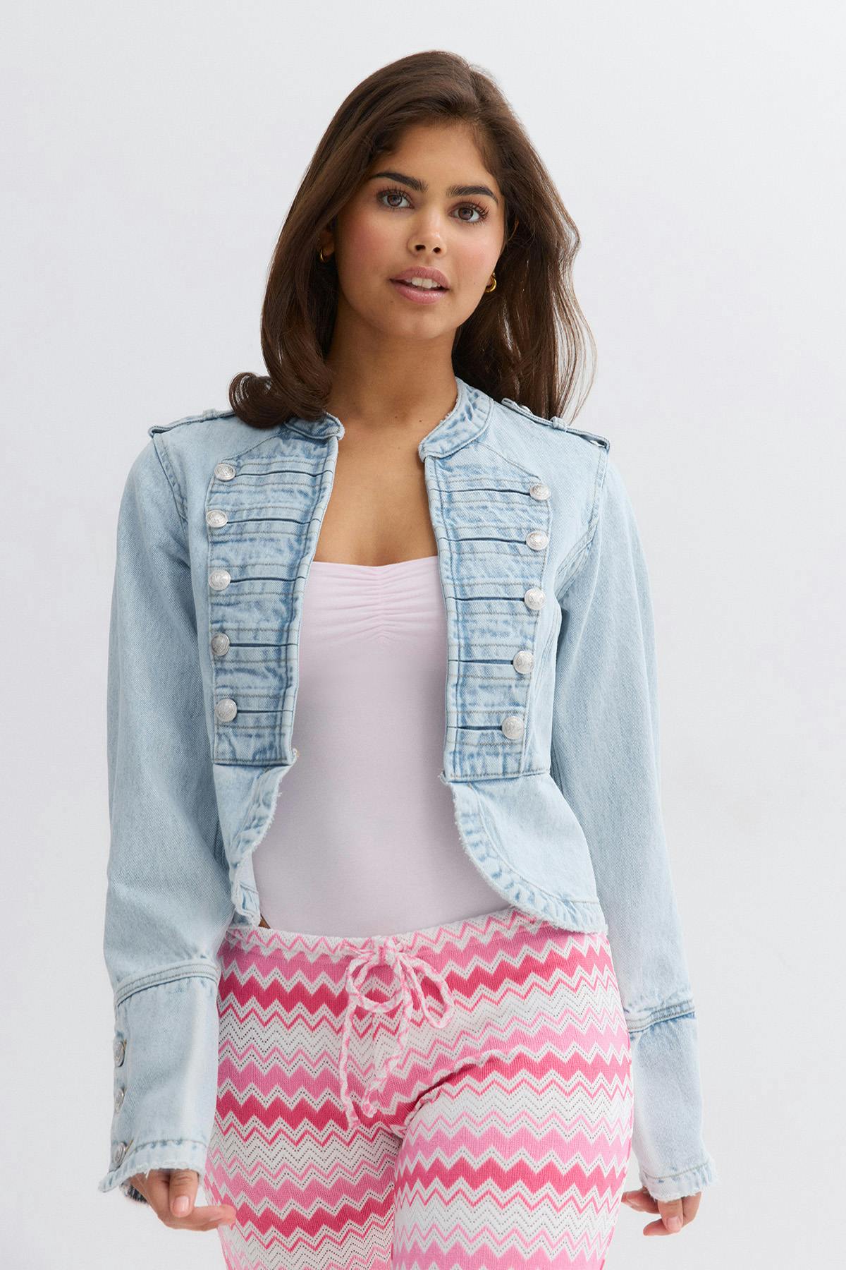 14+ napoleon denim jacket - Bleu clair