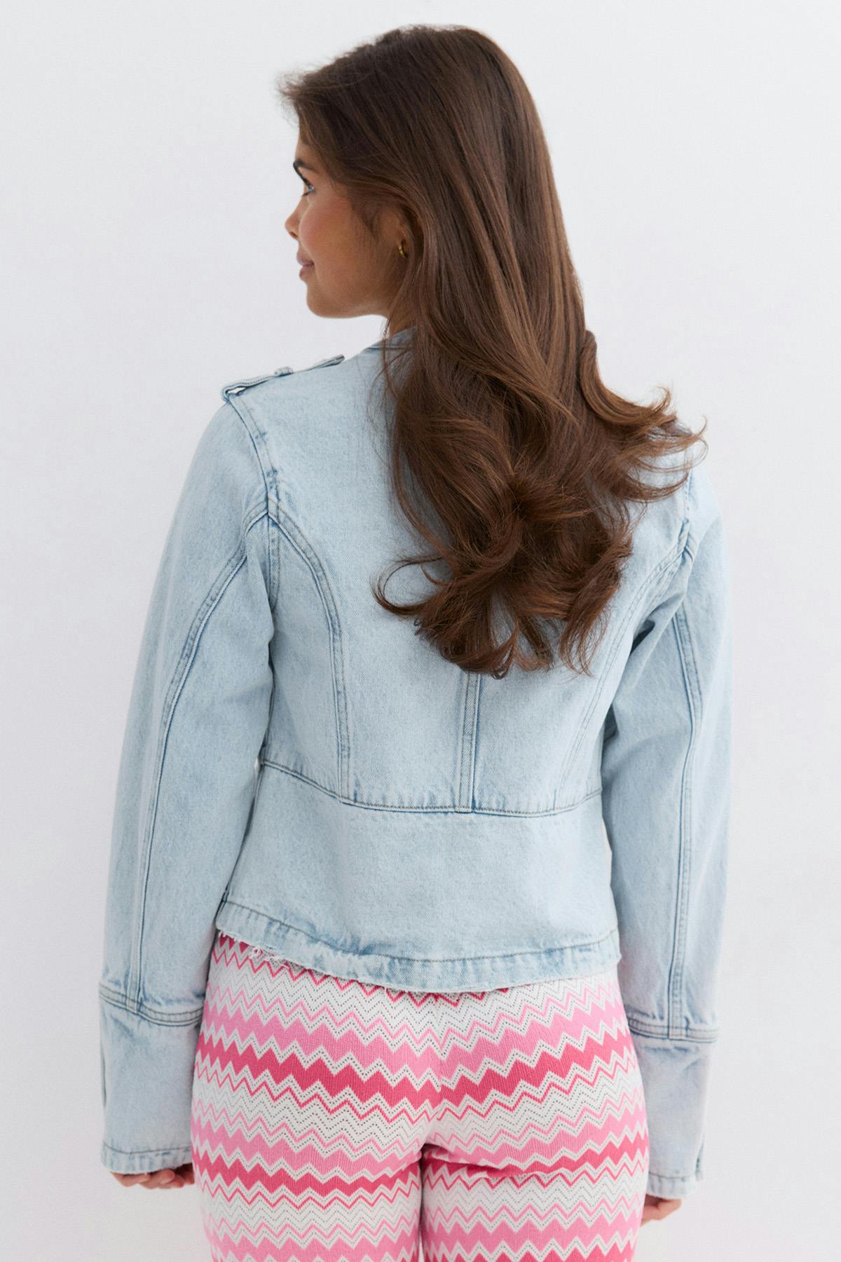 14+ napoleon denim jacket - Bleu clair