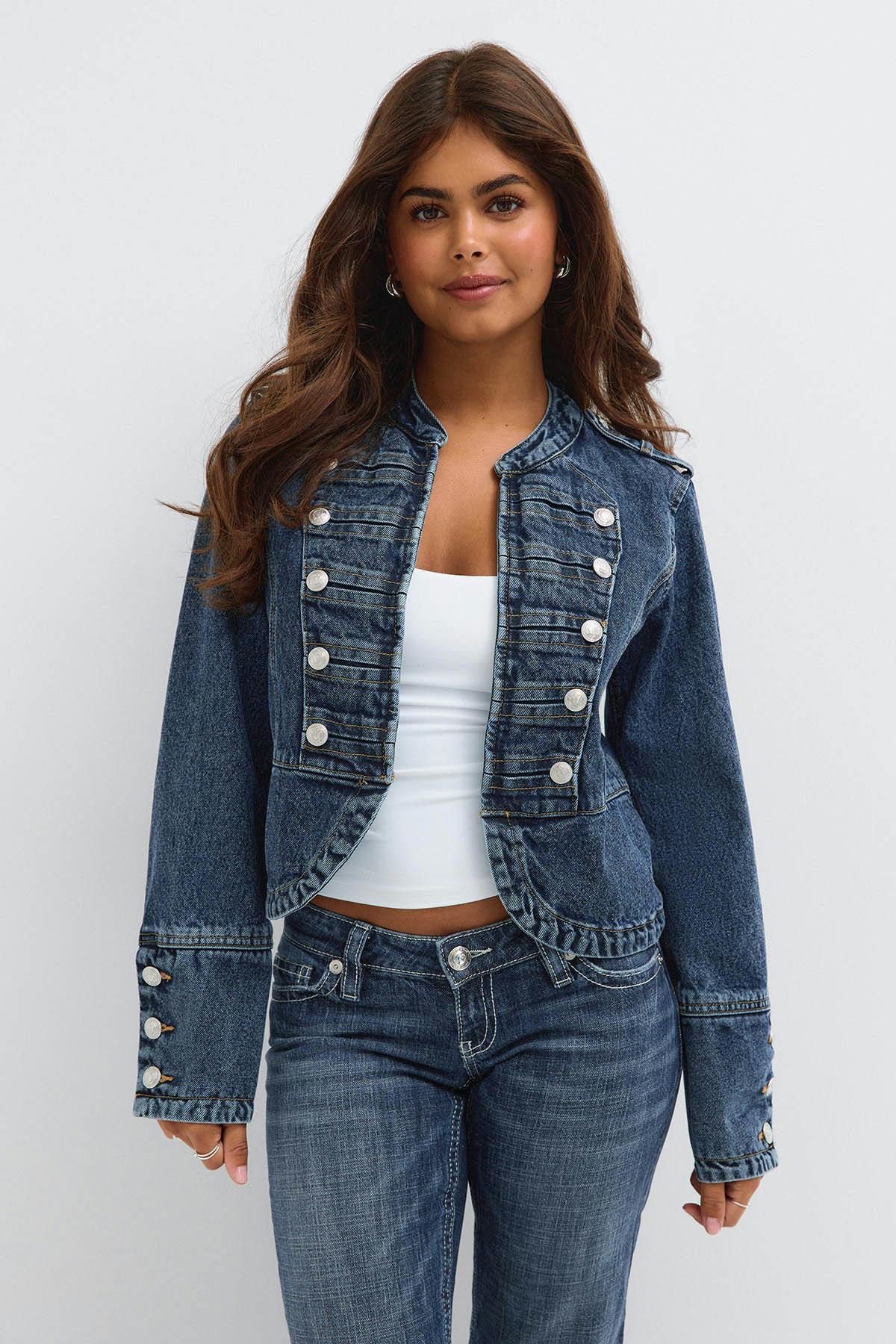 14+ napoleon denim jacket - Vert