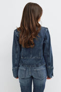 14+ napoleon denim jacket - Mid blue