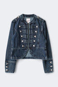 14+ napoleon denim jacket - Mid blue