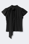 Sheer blouse - Noir