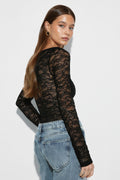 Long sleeve body - Cedar ditsy aop