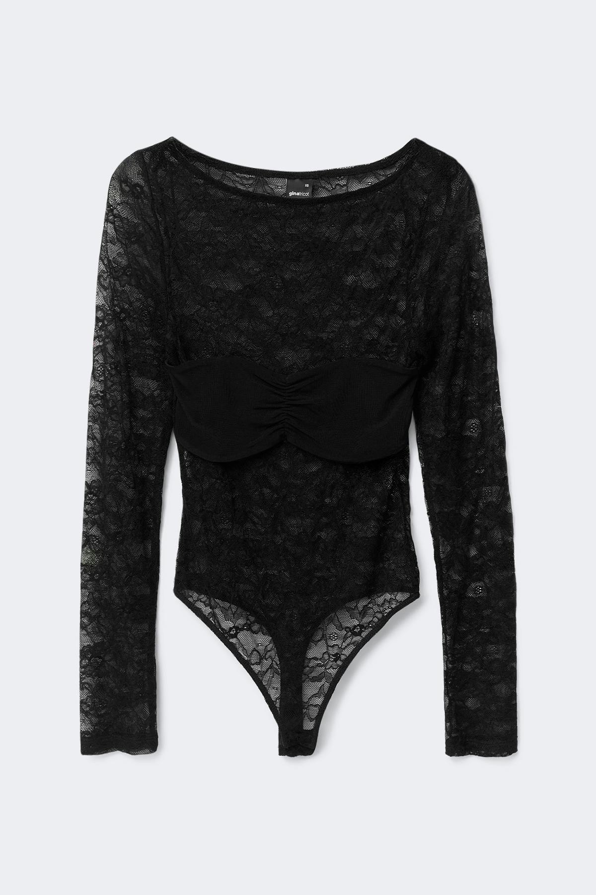 Long sleeve body - Noir