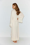 Soft loungewear robe - Gardenia