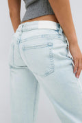 Rebel low wide jeans - Dk vintage blue
