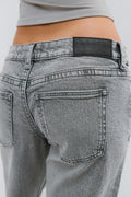 Rebel low wide jeans - Dk vintage blue