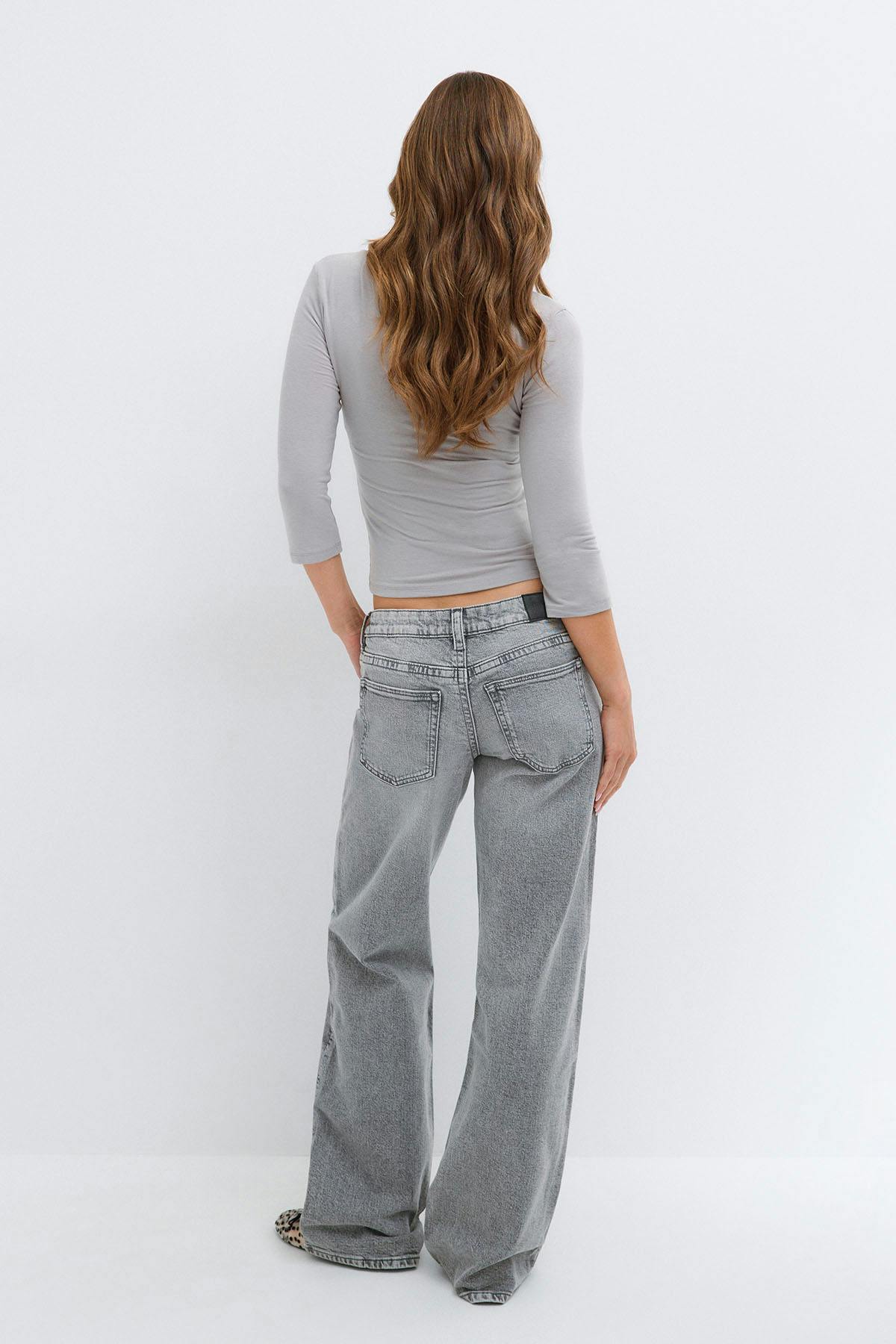 Rebel low wide jeans - Super lt blue