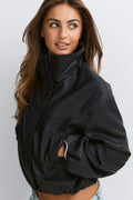 14+ pu jacket - Noir