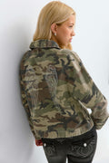 Y camo denim jacket - Camo