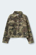 Y camo denim jacket