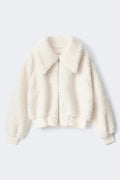 14+ pile jacket - Crème