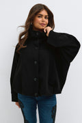 14+ high neck jacket - Noir
