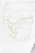 14+ pleated jeans x-tra tall - Blanc