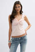 14+ ruched top - Noir