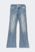 Y sparkle low flare jeans tall - Mid blue