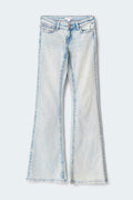 Y angel wings flare jeans tall - Bleu clair