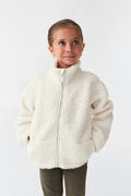 Y petite pile zip jacket - Vert