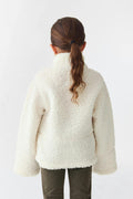 Y petite pile zip jacket - Vert
