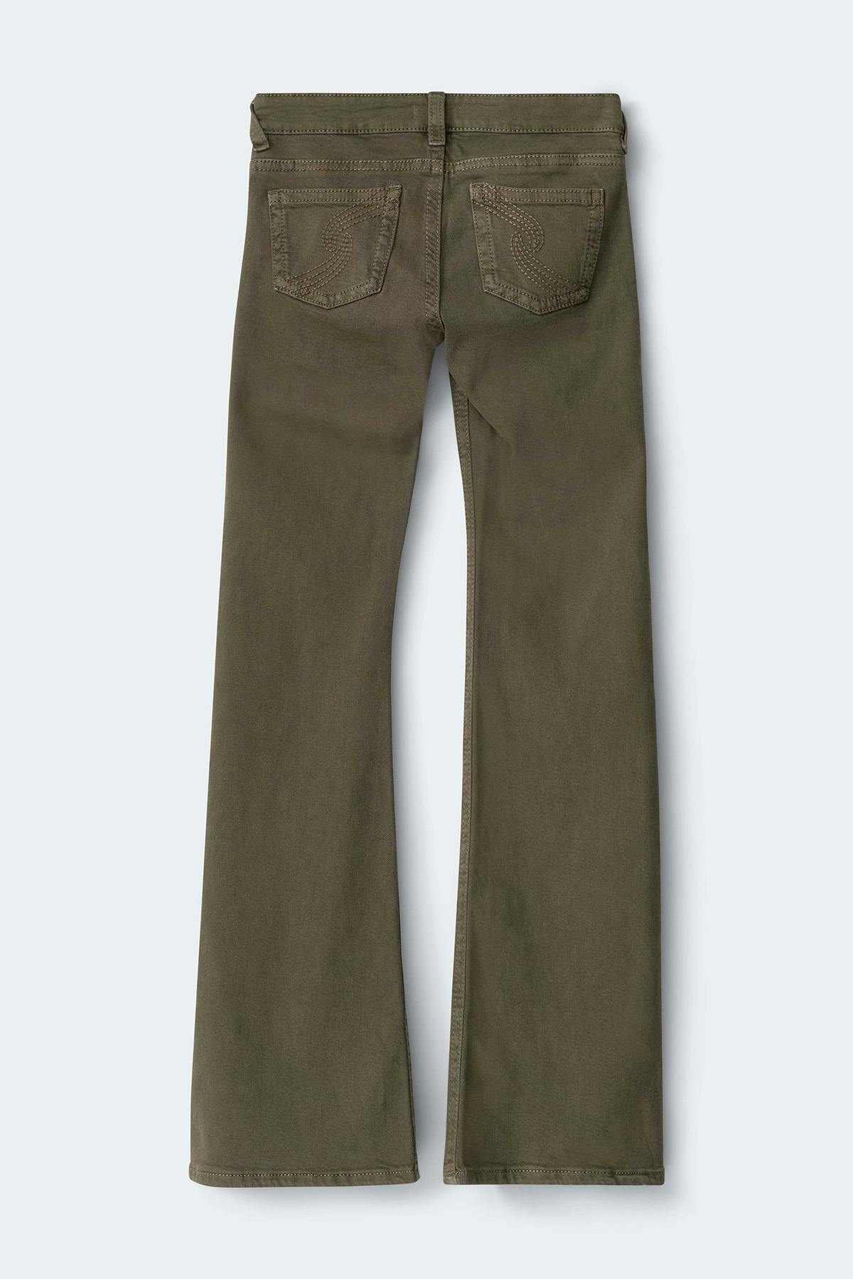 Y dixie low flare jeans tall - Mid blue