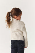 Y petite knitted polo sweater