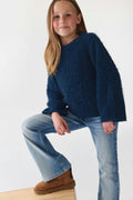 Y petite crew neck sweater - Oat melange