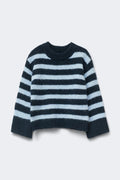 Y petite crew neck sweater - Bleu marine