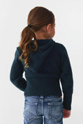 Y petite knitted hoodie