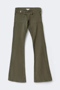 14+ pleated flare jeans tall - Vintage blue