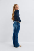 Y too clean flare jeans - Bleu foncé
