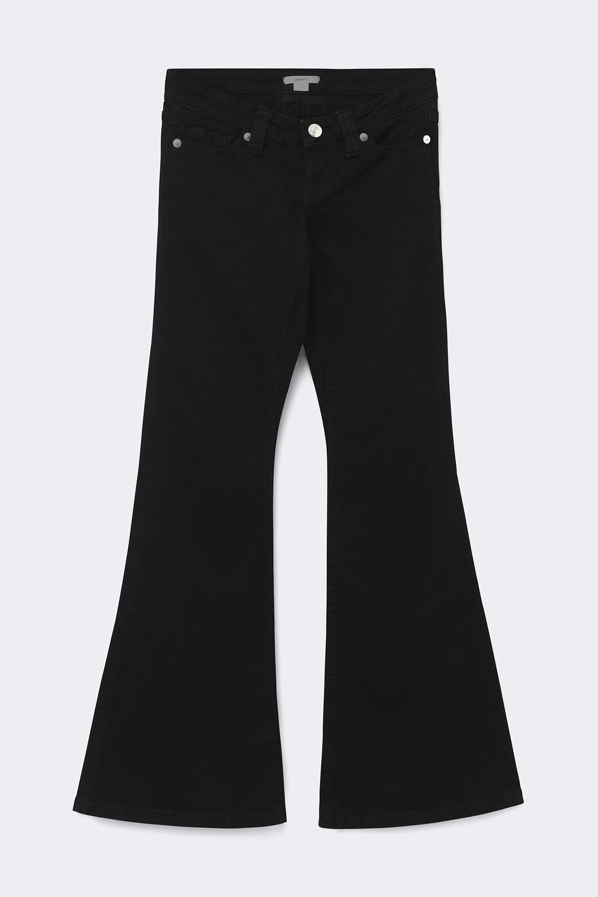 14+ low rise flare jeans tall - Bleu